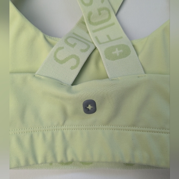 FIGS Underscrub Sports Bra Lime Green Size XS In GREAT Used Condition - Picture 5 of 10